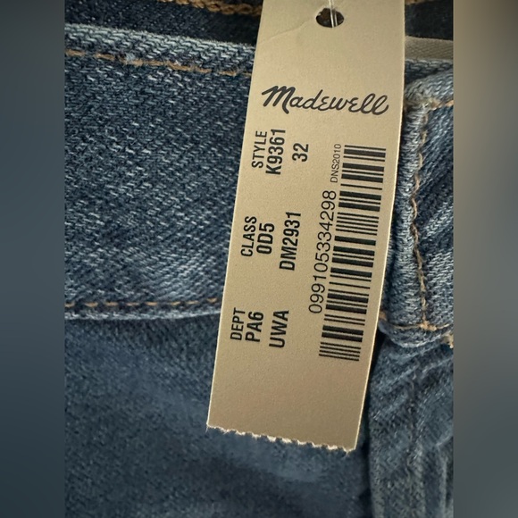 Madewell, the perfect short, ullman wash, size 32,NWT - Picture 4 of 9
